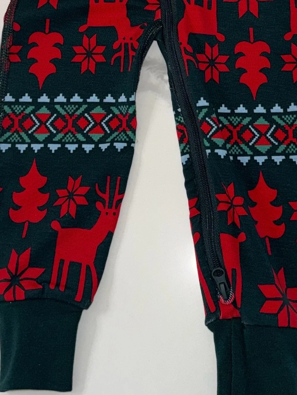Hanna Andersson Holiday Christmas Reindeer Baby Sleeper Pajamas 6-12M